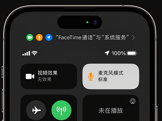 金水苹果授权维修网点分享iPhone在通话时让你的声音更清晰 