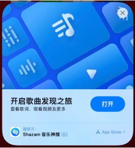 金水苹果14维修站分享iPhone14音乐识别功能使用方法 